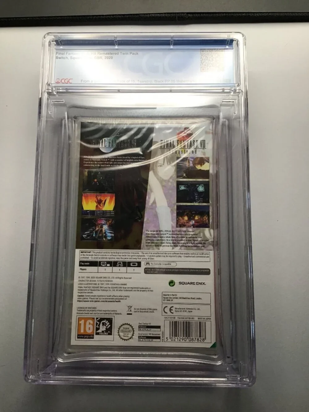 Final Fantasy VII & VIII Twin Pack CGC 10 A++ Sealed Nintendo Switch Brand New!!
